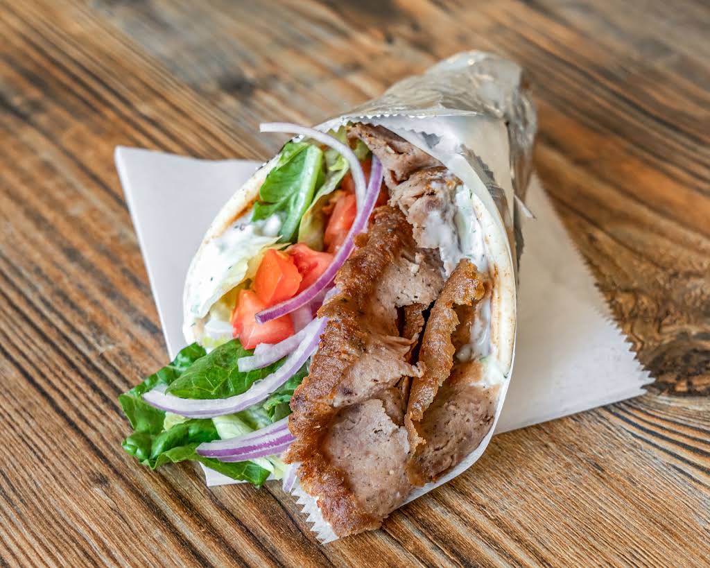 Pita Bowl beef lamb gyro.
